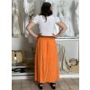 Sukně dlouhá dámská LUCIA (S/M/L ONE SIZE) ITALSKÁ MÓDA IMWBL25483/DU (Velikost S/M/L, Barva oranžová)
