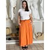 Sukně dlouhá dámská LUCIA (S/M/L ONE SIZE) ITALSKÁ MÓDA IMWBL25483/DU (Velikost S/M/L, Barva oranžová)