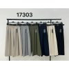 Kalhoty elegantní s páskem dámské (S/M/L ONE SIZE) ITALSKÁ MÓDA IMPLI2517303/DU (Velikost S/M/L, Barva Černá)