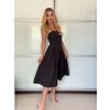 Šaty dlouhé bez rukávu dámské (XS/S/M ONE SIZE) ITALSKÁ MÓDA IMWHP25331/DUR (Velikost S/M, Barva béžová)