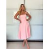 Šaty dlouhé bez rukávu dámské (XS/S/M ONE SIZE) ITALSKÁ MÓDA IMWHP25331/DUR (Velikost S/M, Barva béžová)