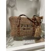 Kabelka boho letní dámska (41x25cm) Versoli VER25TOR-PA-52/DU (Velikost ONE SIZE, Barva hnědá světlá)
