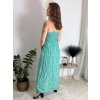 Šaty dlouhé letní na ramínka dámské nadrozměr BELLA (M/L - XL/XXL ONE SIZE) IMWGD25V084/DUR (Velikost M/L, Barva červená)