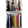 Šaty dlouhé letní na ramínka dámské SIMONE (S/M/L ONE SIZE) ITALSKÁ MÓDA IMPOC259655/DUR (Velikost S/M/L, Barva Černá)