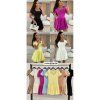 Šaty krátké volnočasové letní krátký rukáv dámské MILANO (S/M/L ONE SIZE) ITALSKÁ MÓDA IMPOC2510088/DUR (Velikost S/M/L, Barva růžová starorůžová)