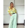 Svetr pletený oversize krátký rukáv dámský citronky (S/M/L ONE SIZE) ITALSKÁ MÓDA IMSL250003/DU (Velikost S/M/L, Barva bílá)