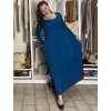 Šaty volnočasové dlouhý rukáv dámské VIVA (S/M/L ONE SIZE) ITALSKÁ MÓDA IMSM2511125/DUR (Velikost S/M/L, Barva béžová)