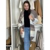 Cardigan dlouhý pletený dlouhý rukáv dámský (S/M/L ONE SIZE) ITALSKÁ MÓDA IMPLI2525097/DU (Velikost S/M/L, Barva hnědá)