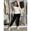 Kalhoty/Tepláky dlouhé dámské WRITE (S/M/L ONE SIZE) IMPOZ25JSD-7859/DU (Velikost S/M/L, Barva Černá)