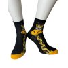 Ponožky veselé žirafa dámské (36-38.39-41) POLSKÁ MÓDA DPP250825/DR (Velikost 36-38, Barva Černá)