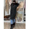 Bunda zimní dámská nadrozměr (3XL-7XL ONE SIZE) POLSKÁ MÓDA PMW25HH-2405TOB/DUR (Velikost 3XL, Barva Černá)