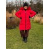 Bunda zimní dámská nadrozměr (3XL-7XL ONE SIZE) SKORP PMW25HH-2405TO/DUR (Velikost 3XL, Barva červená)