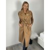 Vesta flaušová  bez rukávů dámská (S/M/L ONE SIZE) ITALSKÁ MÓDA IMPVN251112/DU (Velikost S/M/L, Barva béžová)