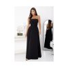 Šaty dlouhé carmen společenské s flitry dámské ROSSANA (32-38) POLSKÁ MÓDA PMLAM250011460-1