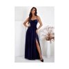 Šaty dlouhé společenské na ramínka dámské GORSET (34-38) POLSKÁ MÓDA PMLAM25001113