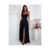 Šaty dlouhé společenské na ramínka dámské GORSET (34-38) POLSKÁ MÓDA PMLAM25001113-1