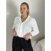 Košile dlouhý rukáv dámská LAJLA (S/M/L ONE SIZE) ITALSKÁ MÓDA IMWHA261132/DUR (Velikost S/M/L, Barva bílá)
