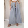 Kalhoty dlouhé letní s páskem dámské (S/M/L ONE SIZE) ITALSKÁ MÓDA IMD25151
