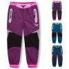 Kalhoty outdoor manžestr zateplené flaušem kojenecké dětské dívčí a chlapecké (80-110) KUGO H9889 (barva modrá středně-zelená, Velikost 98)