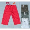 Kalhoty 3|4 krátké dorostenecké dívčí (128-164) PLÁTĚNÉ WOLF T2952 červená 134 (barva khaki, Velikost 164)