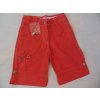 Kalhoty 3/4 plátěné dětské dívčí (98-128) WOLF T6921 lososová 98 (barva růžová tmavá, Velikost 110)