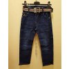 Rifle jeans v pase na gumu dětské  dorost chlapecké  (110-140) H.L. XIANG A391