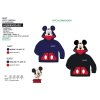 Mikina teplá mickey mouse kojenecká chlapecká (74-98) SUN CITY HQ0080 (Barva šedá tmavá-modrá, Velikost 86)