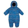 Kombinéza overal zimní šusťáková oteplená s výplní kojenecká chlapecká  (62-86) G-MINI GENY G7184 (Barva modrá, Velikost 74)