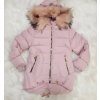Bunda kabát zimní prošívaný zateplený kožíškem dětský dorost dívčí  (4-12 LET) SEAGULL CSQ-65041