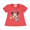 Tričko krátký rukáv disney minnie mouse kojenecké dívčí bavlněné (62-92) Lamaloli 173588 (Barva bílá, Velikost 74-80)