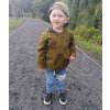 Bunda slabá jarní-podzimní kojenecká dětská chlapecká (1-5 let) SAD SAD19KK-832 (Barva khaki, Velikost 74-80)