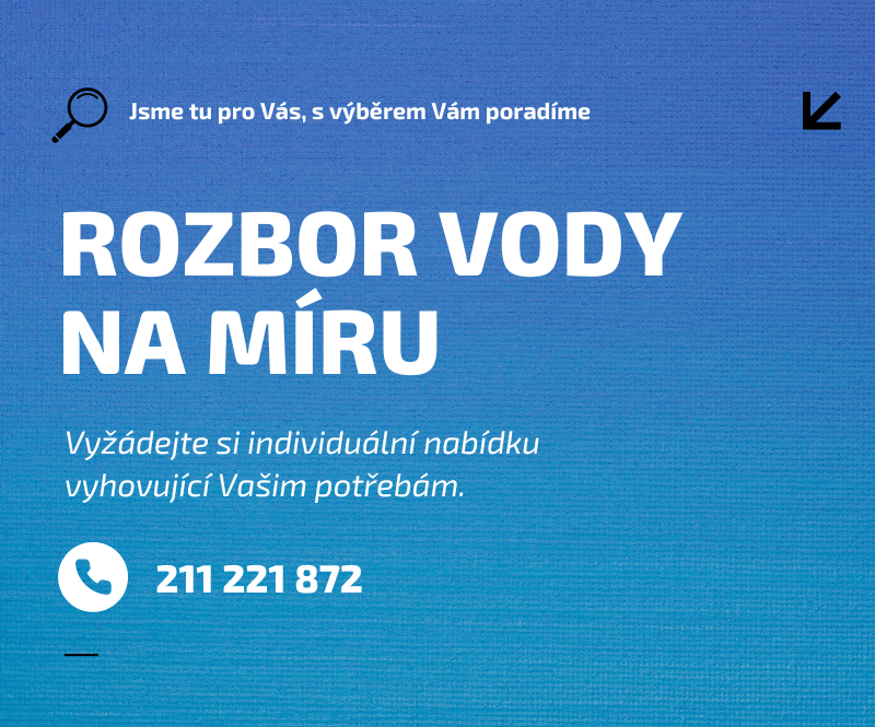 Rozbor vody na míru