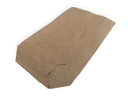 papírový sáček s křížovým dnem hnědý přírodní 0,5X (4)
