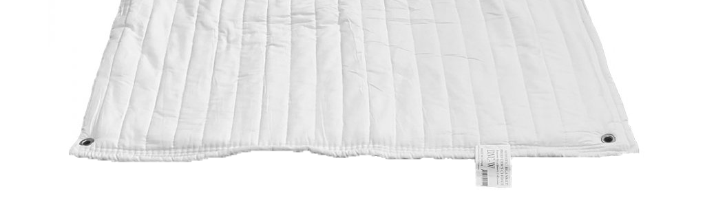 Door acoustic blanket DNC-W, White 100 x 235cm, double-layered