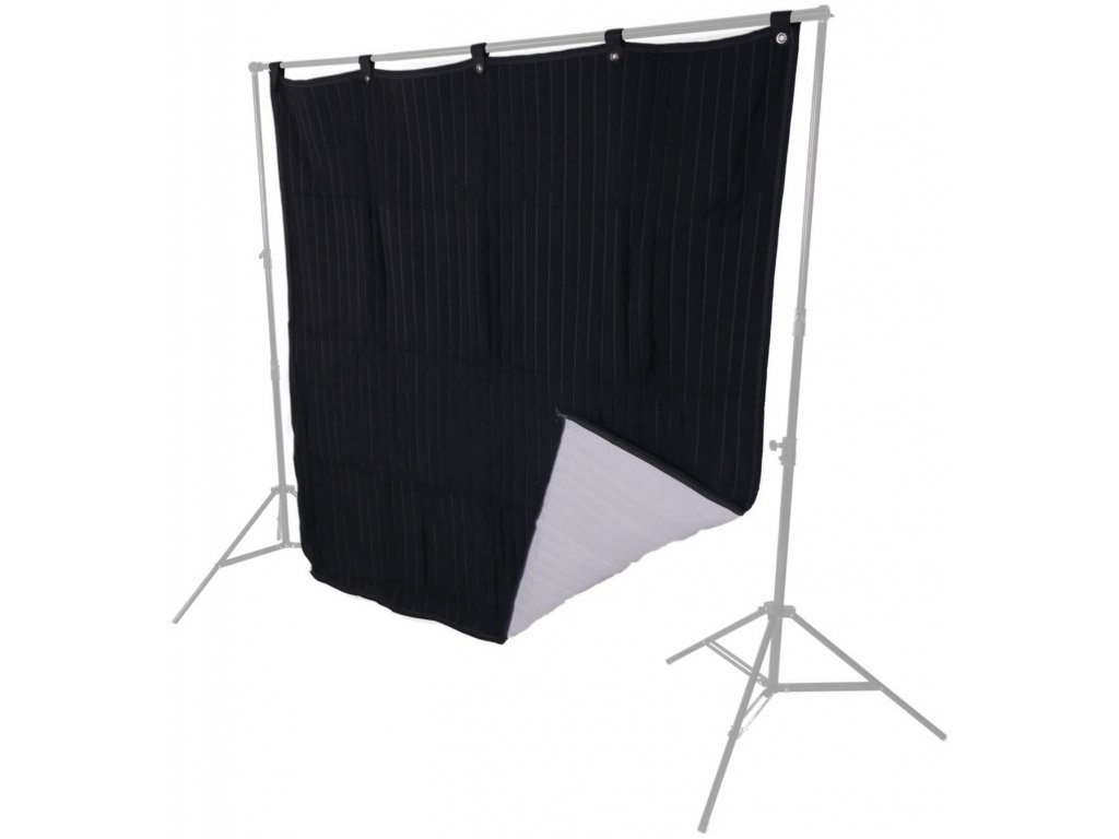 Booth acoustic blanket SB-VG, White/Black 203 x 200cm, for making your own  DYI Vocal