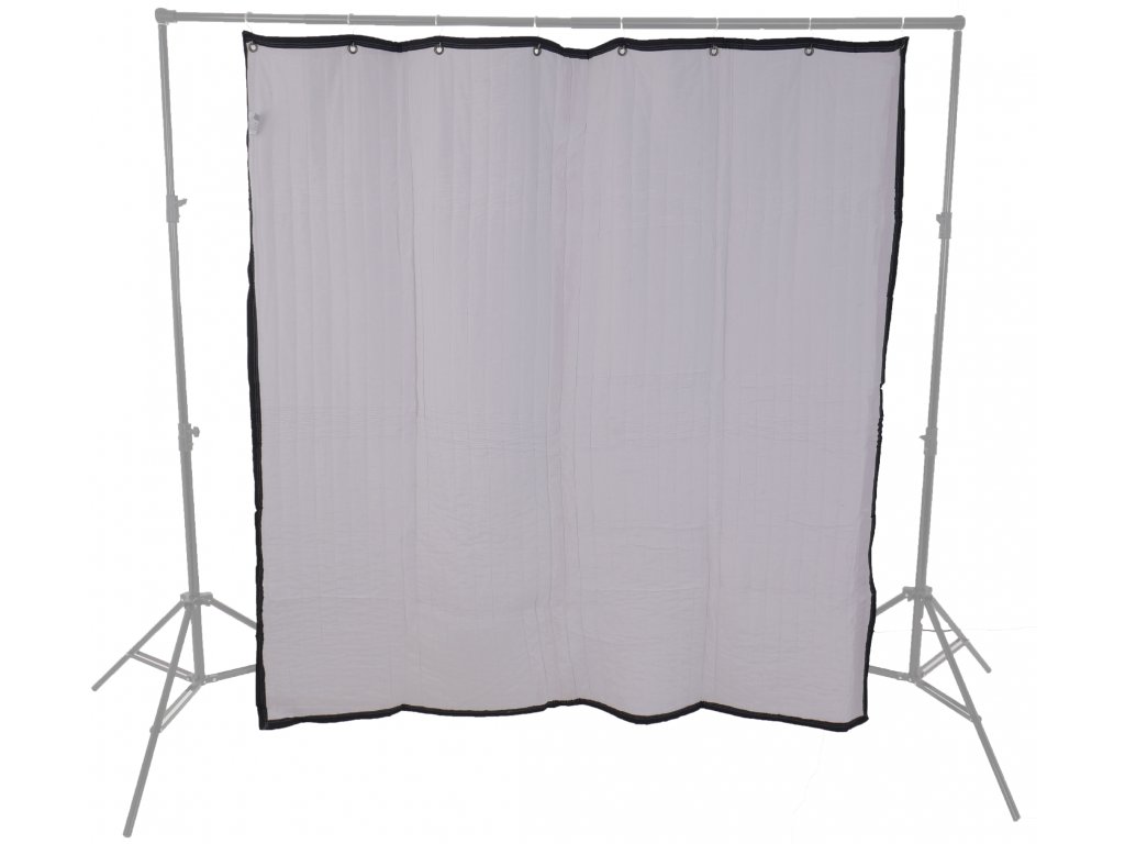VB76-G Studio Size Producer's Choice Acoustic Blanket - Black-White 10ft  (120 H x 80 W) WITH GROMMETS