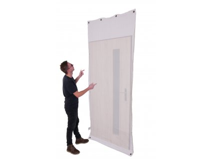 Door Noise Control Cover (38x90). Double Layered Sound Absorption  Blanket. DNC