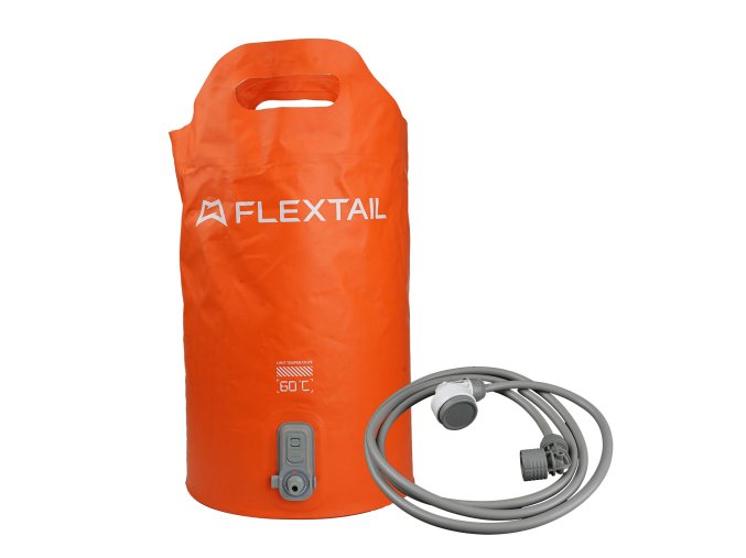 20784 mala bateriova sprcha s nadrzi flextail tiny shower bucket
