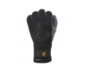 10499 Hook gloves Black front