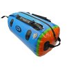 Vodotěsná nafukovací taška ROBfin Duffel bag (Barva Zelená tmavá ROBfin, Objem 60 l, Barva dna Modrá tmavá ROBfin)