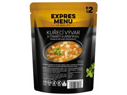 EXPRES MENU KURACÍ VÝVAR SO ZELENINOU 2P