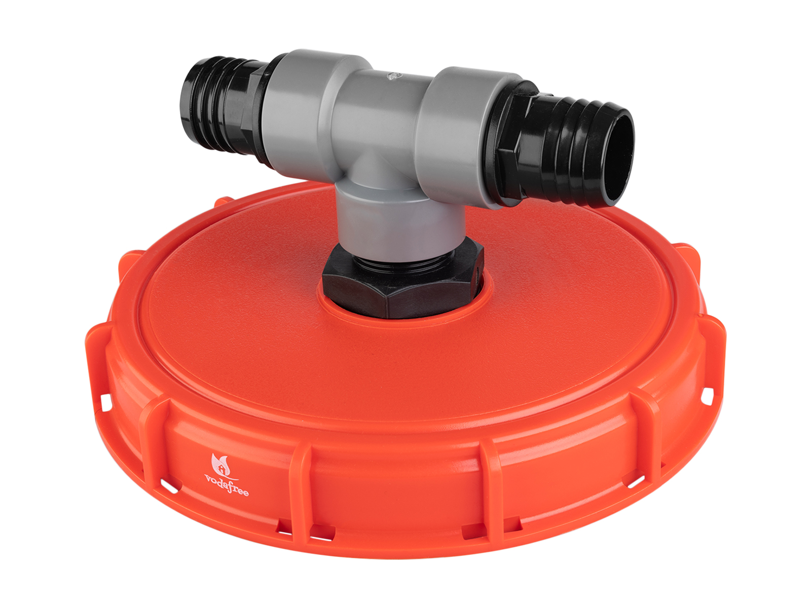 vodafree Horní víko s připojením na DVĚ hadice Průměr horního víka nádrže: 225 mm