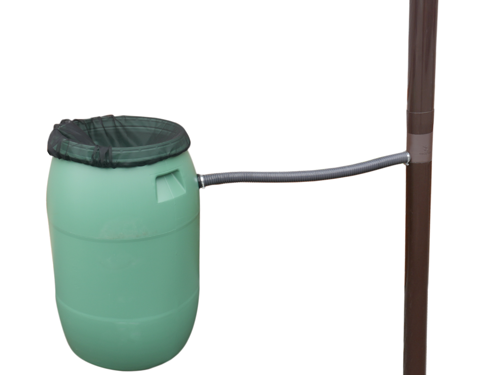 vodafree Sada sběrače vody GUSTAV pro SUDY HNĚDÁ VYBERTE délku připojovací hadice: 1 metr, průměr svodu: 80 mm