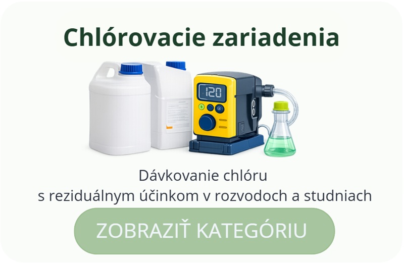 Chlórovacie zariadenia – dávkovanie chlóru