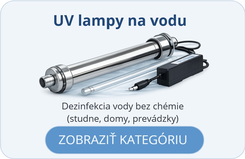 UV lampy na vodu – dezinfekcia bez chémie
