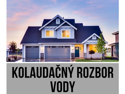 Kolaudačný rozbor vody