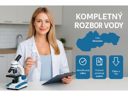 Kompletný rozbor vody v rámci SR