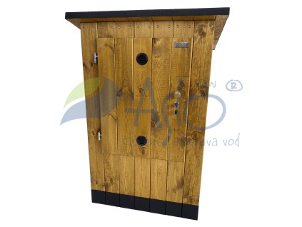 Dřevěný pilíř k ČOV