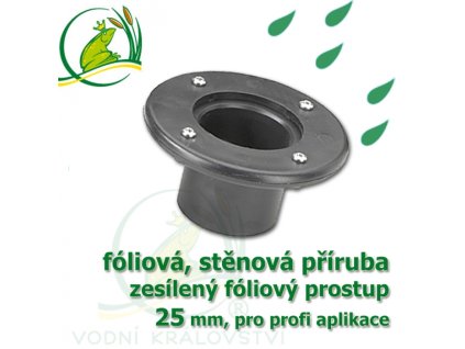 VK pvc priruba foliova 25 mm foliovy prostup zesileny