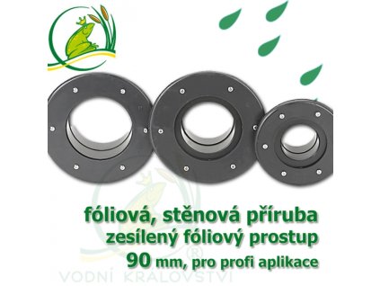 VK pvc priruba foliova 90 mm foliovy prostup zesileny